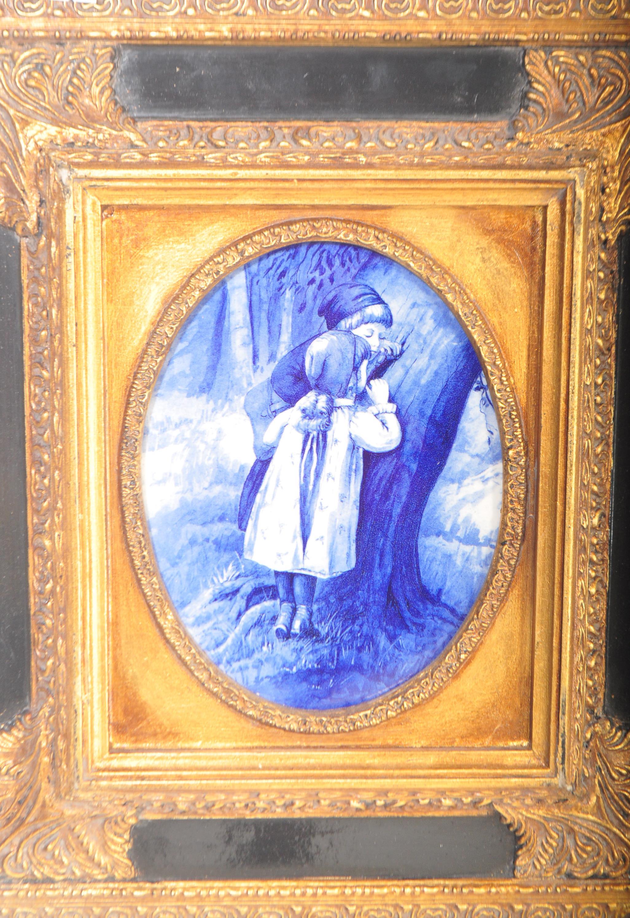 20TH CENTURY BLUE AND WHITE DELFT STYLE CERAMIC PLAQUE - Image 2 of 5