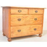 PINE & WALNUT FRENCH 19TH CENTURY CHEST OF DRAWERS