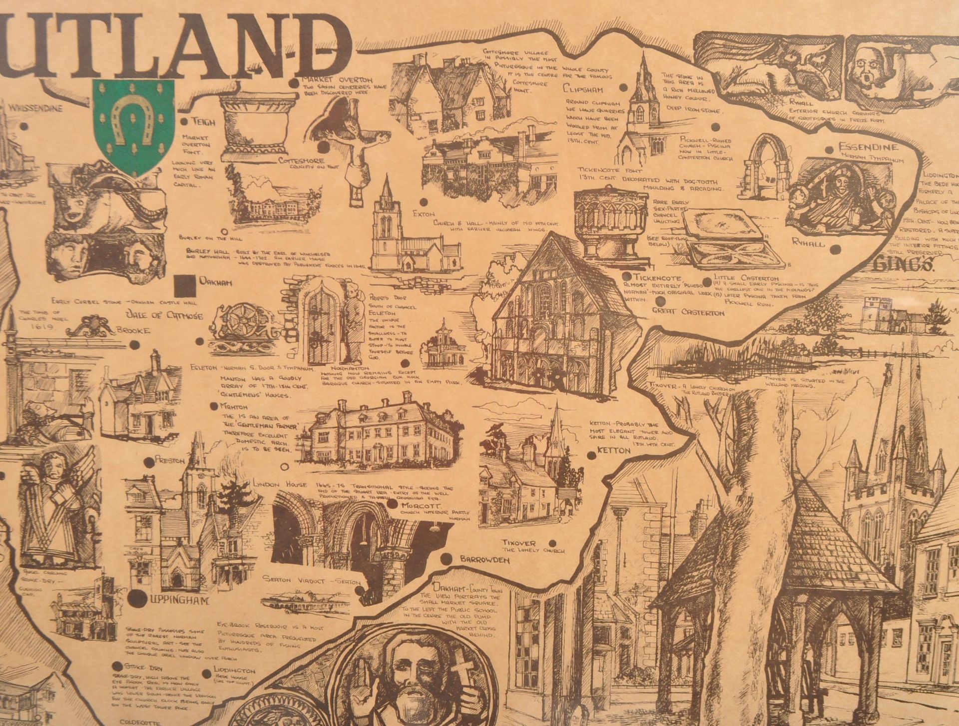 OF CARTOGRAPHY INTEREST - VICTORIAN & LATER MAPS OF RUTLAND - Image 5 of 5