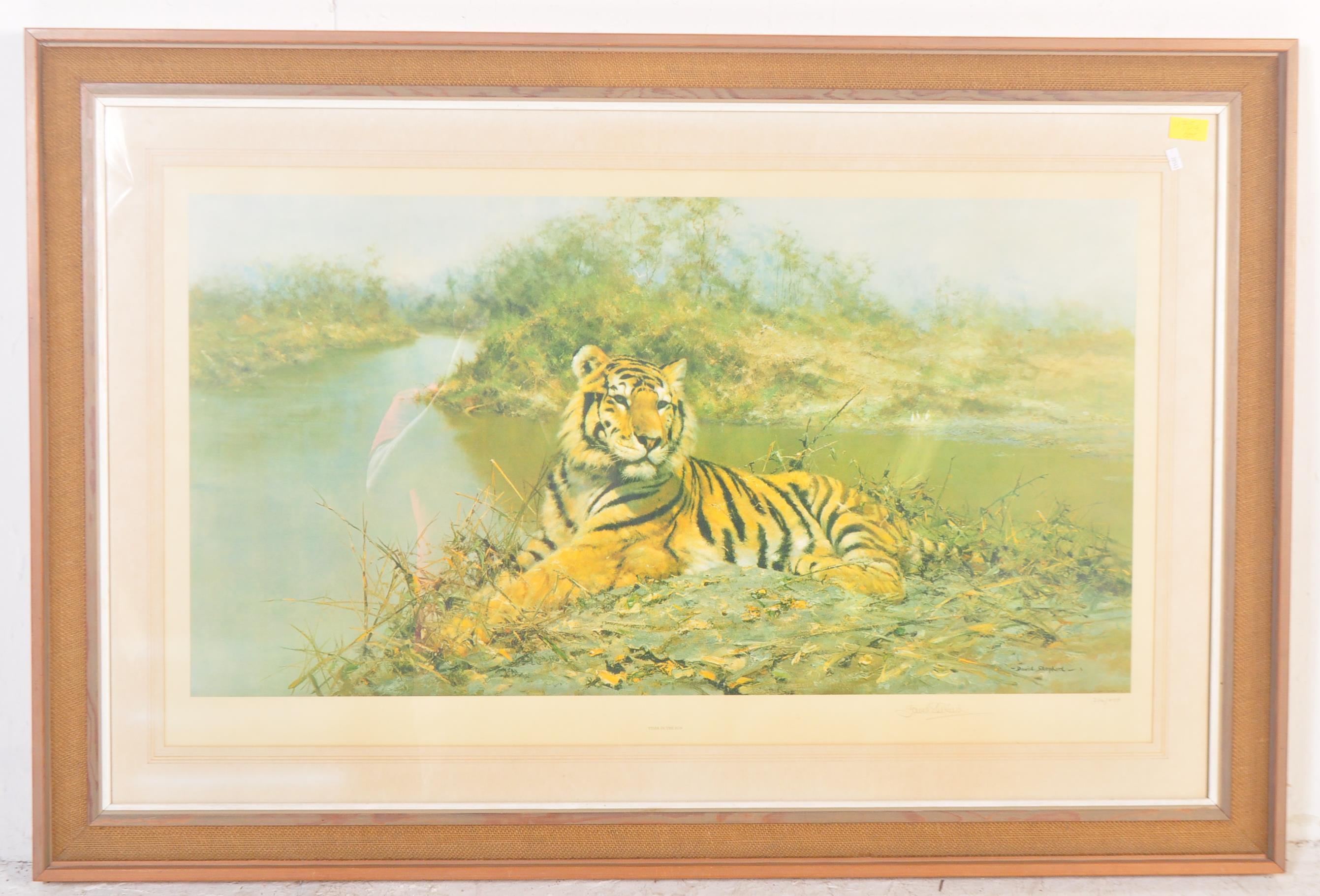 DAVID SHEPERD - TIGER RESTING IN THE SUN - LIMITED EDITION PRINT