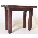 20TH CENTURY MAHOGANY SOLID WOOD DINING TABLE