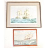 MONTAGUE DAWSON (1890 - 1973) - VINTAGE SIGNED PRINT WITH OTHER