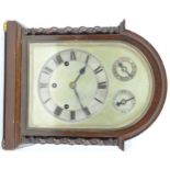 WINTERHALDER & HOFMEIER NINE JEWEL MANTEL CLOCK