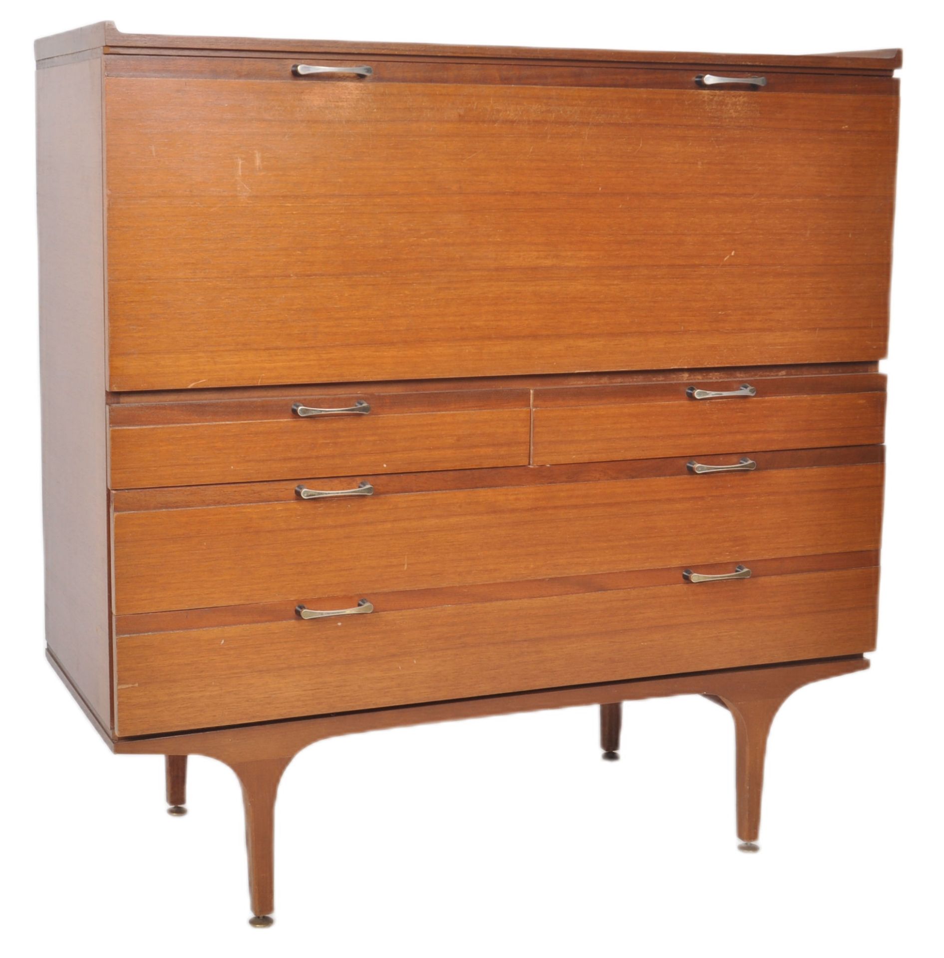 MEREDEW - MID CENTURY TEAK HIGHBOARD / SIDEBOARD