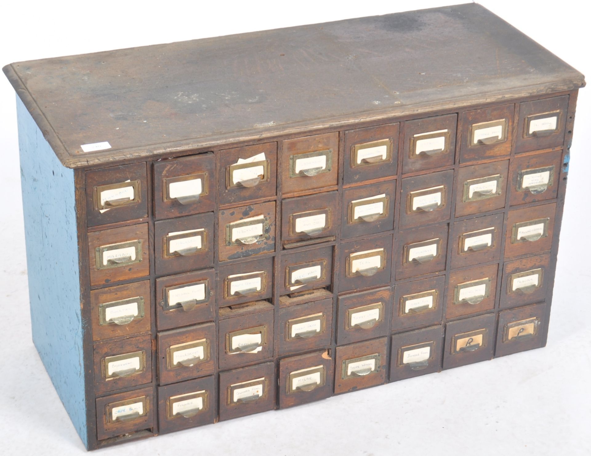 EARLY 20TH CENTURY MULTI DRAWER PIGEON HOLE CABINET - Image 2 of 6