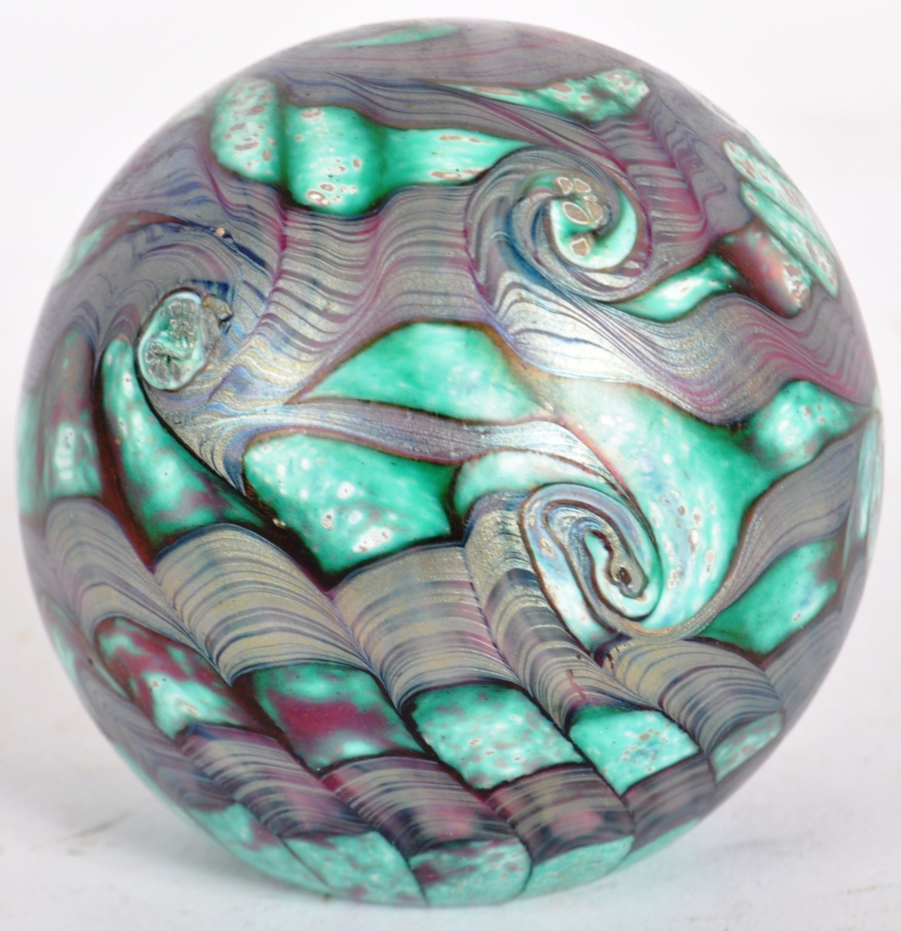 MICHAEL HARRIS FOR ISLE OF WIGHT - GLASS PAPERWEIGHT - Image 7 of 9