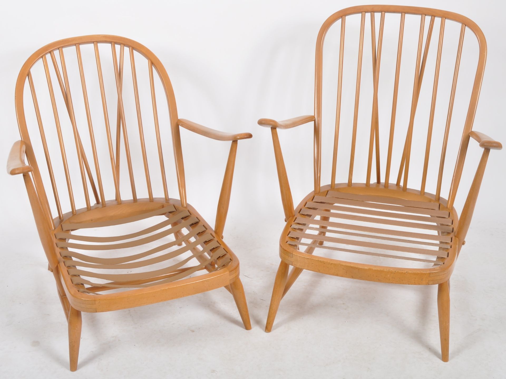 LUCIAN ERCOLANI - ERCOL MODEL 334 - PAIR ARMCHAIRS - Image 8 of 8