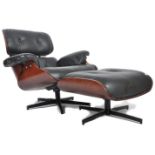 AFTER CHARLES & RAY EAMES - HERMAN MILLER STYLE ARMCHAIR