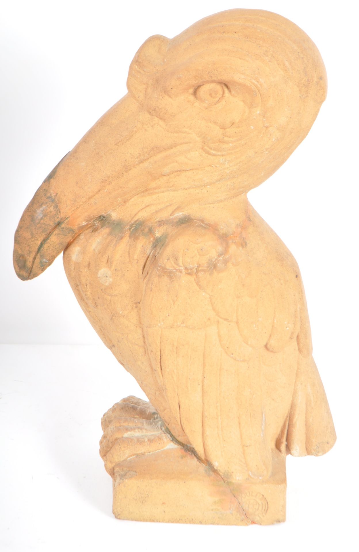 DOULTON LAMBETH - 19TH CENTURY LARGE TERRACOTTA PELICAN - Image 4 of 5