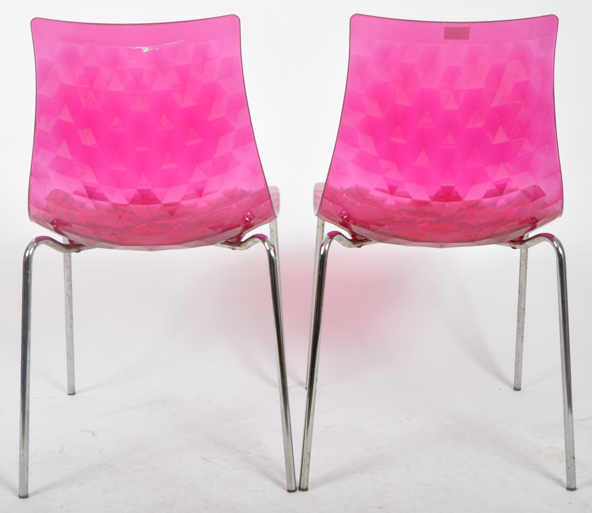 CALLIGARIS - ICE CHAIRS - TWO 80s ITALIAN DESIGNED CHAIRS - Image 3 of 5