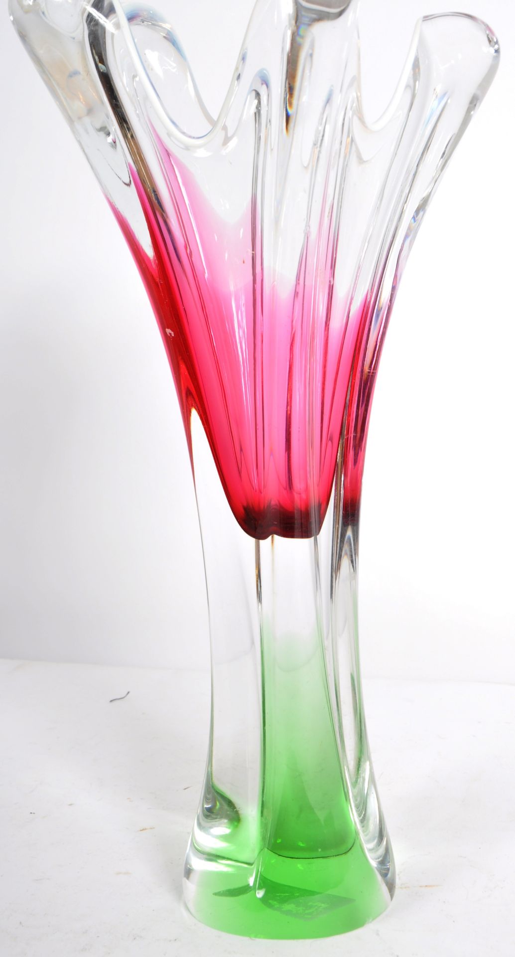 HOSPODKA FOR SKLO UNION - RETRO STUDIO ART GLASS VASE - Image 6 of 9