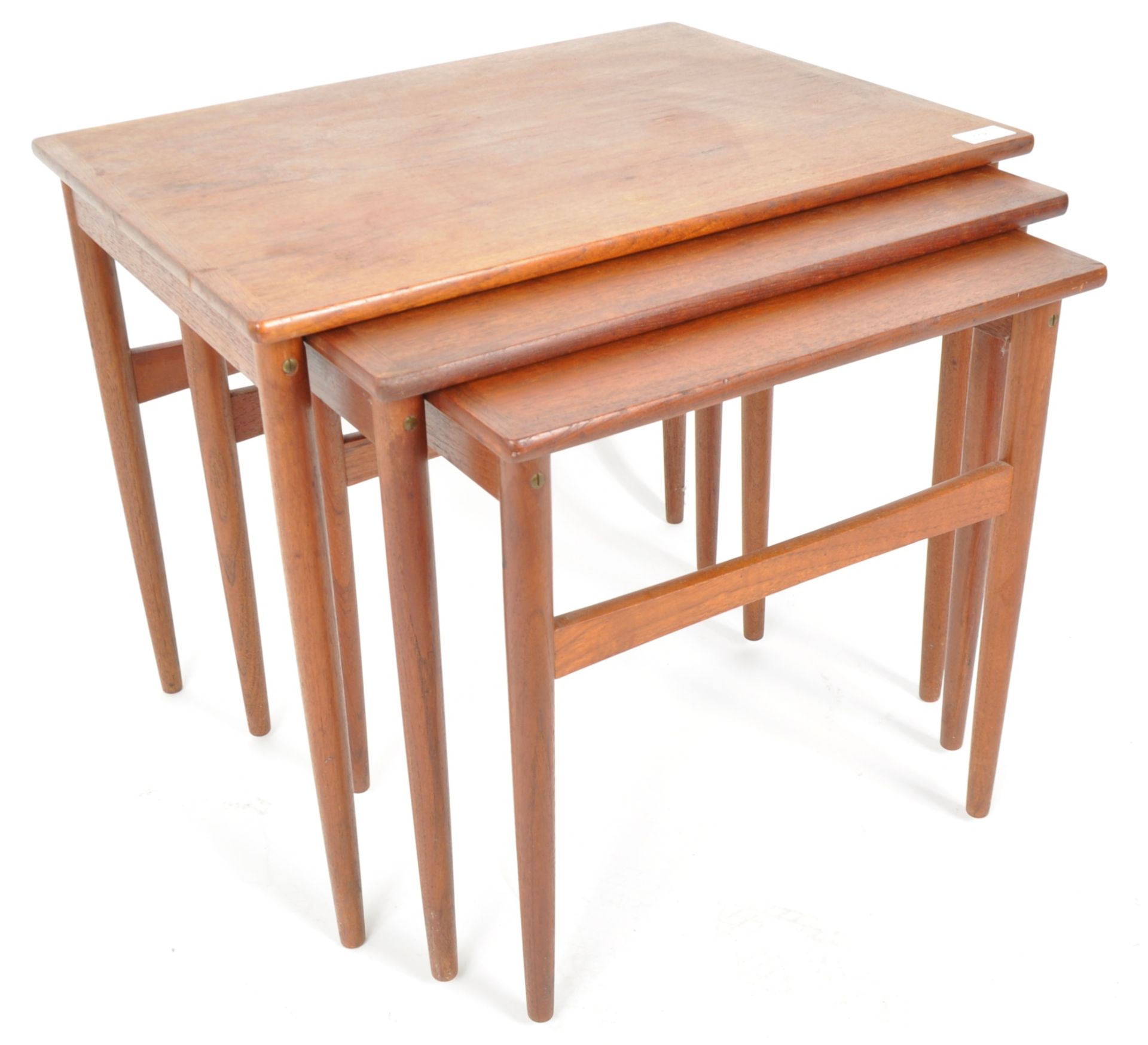 BR GELSTED - MID CENTURY DANISH TEAK NEST OF TABLES - Image 3 of 6