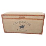 CHARLESTON POLO UPHOLSTERED BLANKET BOX CHEST TRUNK