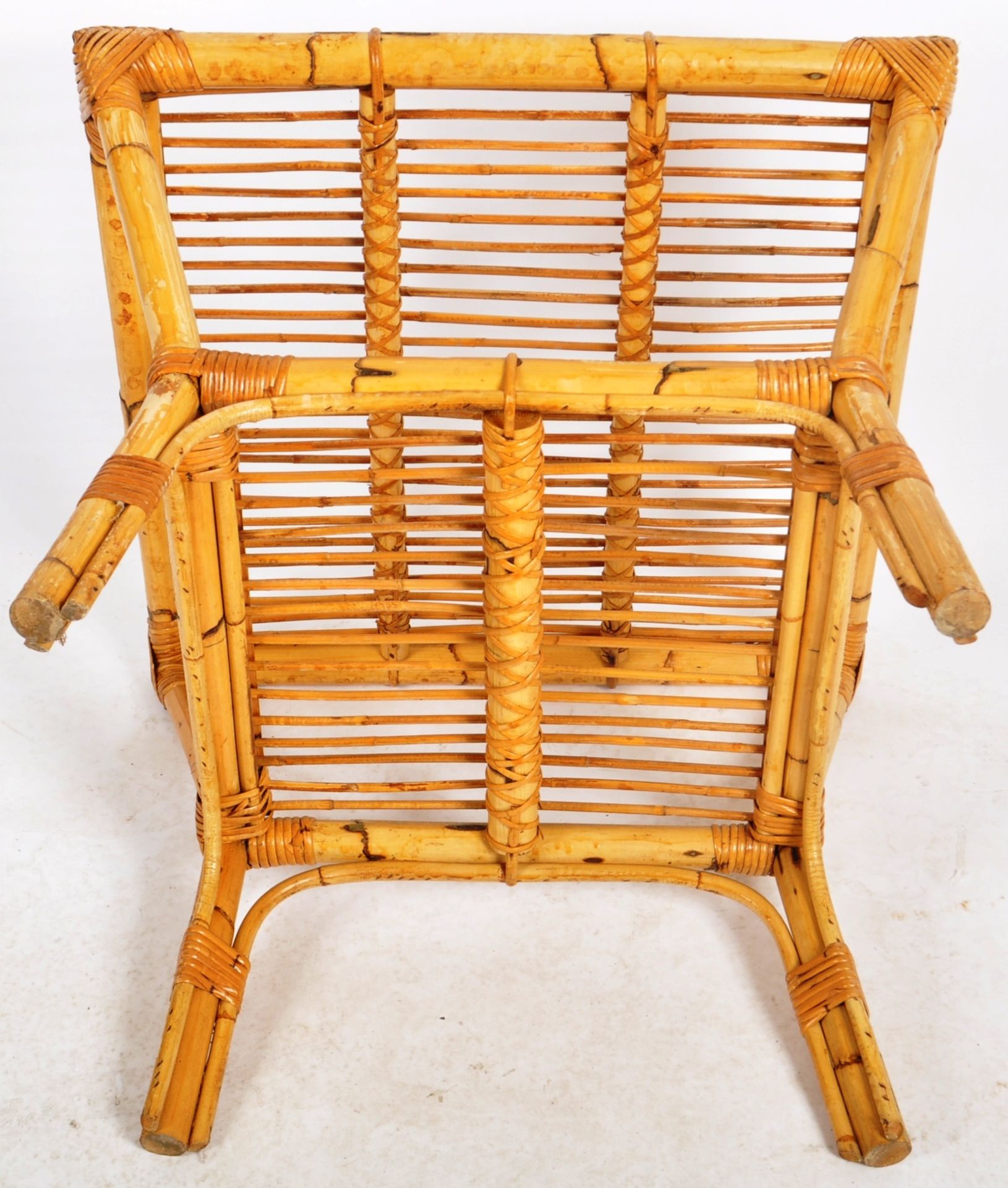 MATCHING PAIR OF MID CENTURY BAMBOO ARMCHAIRS - Bild 12 aus 12