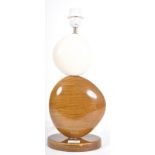 CONTEMPORARY DESIGNER CERAMIC PEBBLE TABLE LAMP