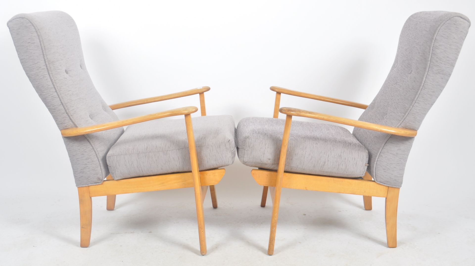 REMPLOY - MATCHING PAIR OF MID CENTURY ARMCHAIRS - Image 2 of 7