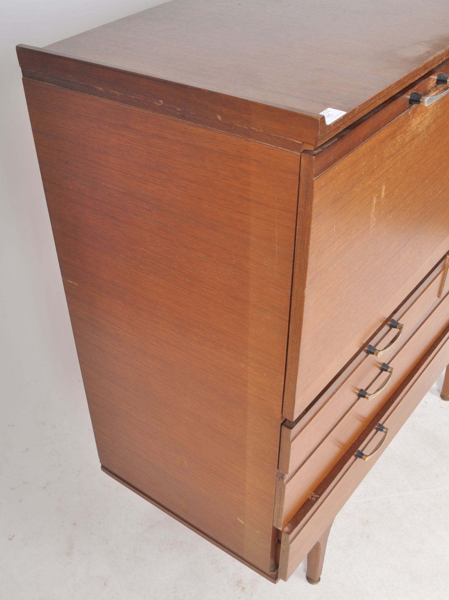 MEREDEW - MID CENTURY TEAK HIGHBOARD / SIDEBOARD - Image 9 of 9