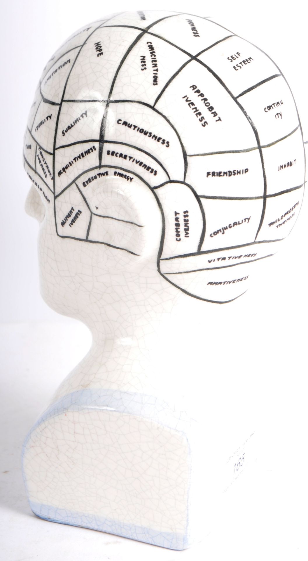 VICTORIAN MANNER PHRENOLOGY HEAD - Image 5 of 8
