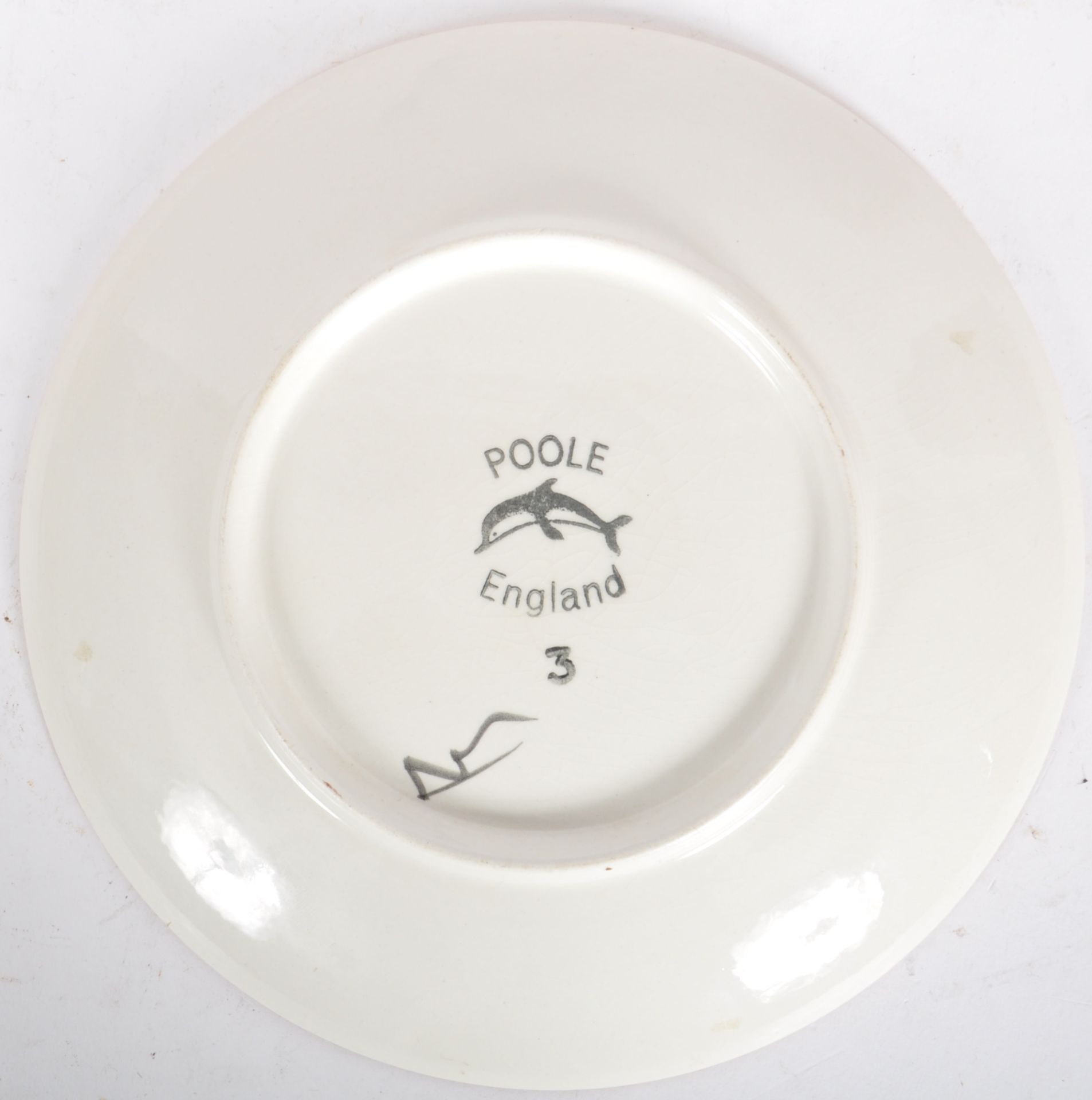 POOLE POTTERY - DELPHIS RANGE - THREE CERAMIC PLATES - Bild 7 aus 8