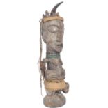 LARGE 20TH CENTURY AFRICAN TRIBAL FIGURE