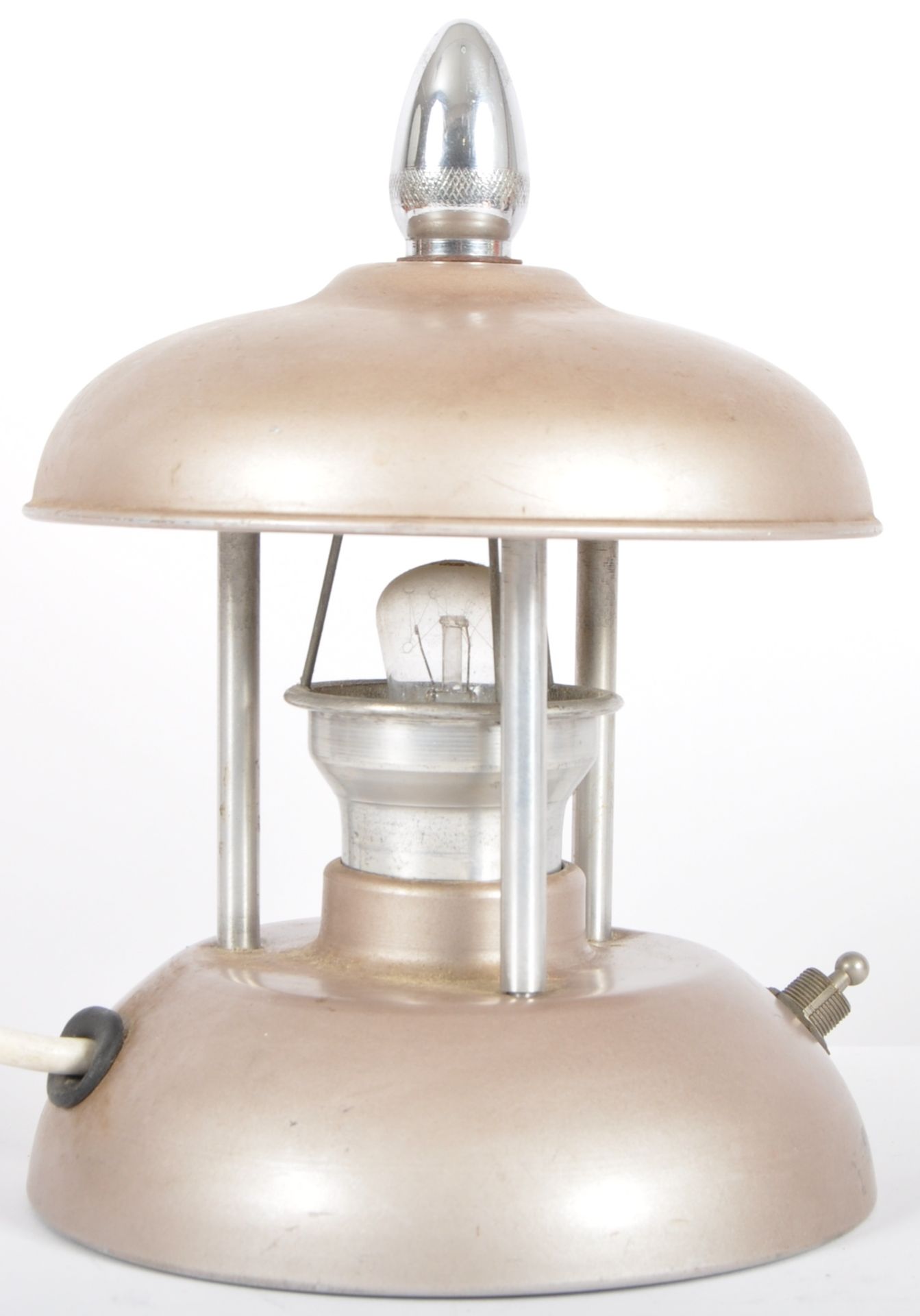 RETRO MID CENTURY 1950s TWIST RISE AND FALL TABLE LAMP - Image 3 of 7