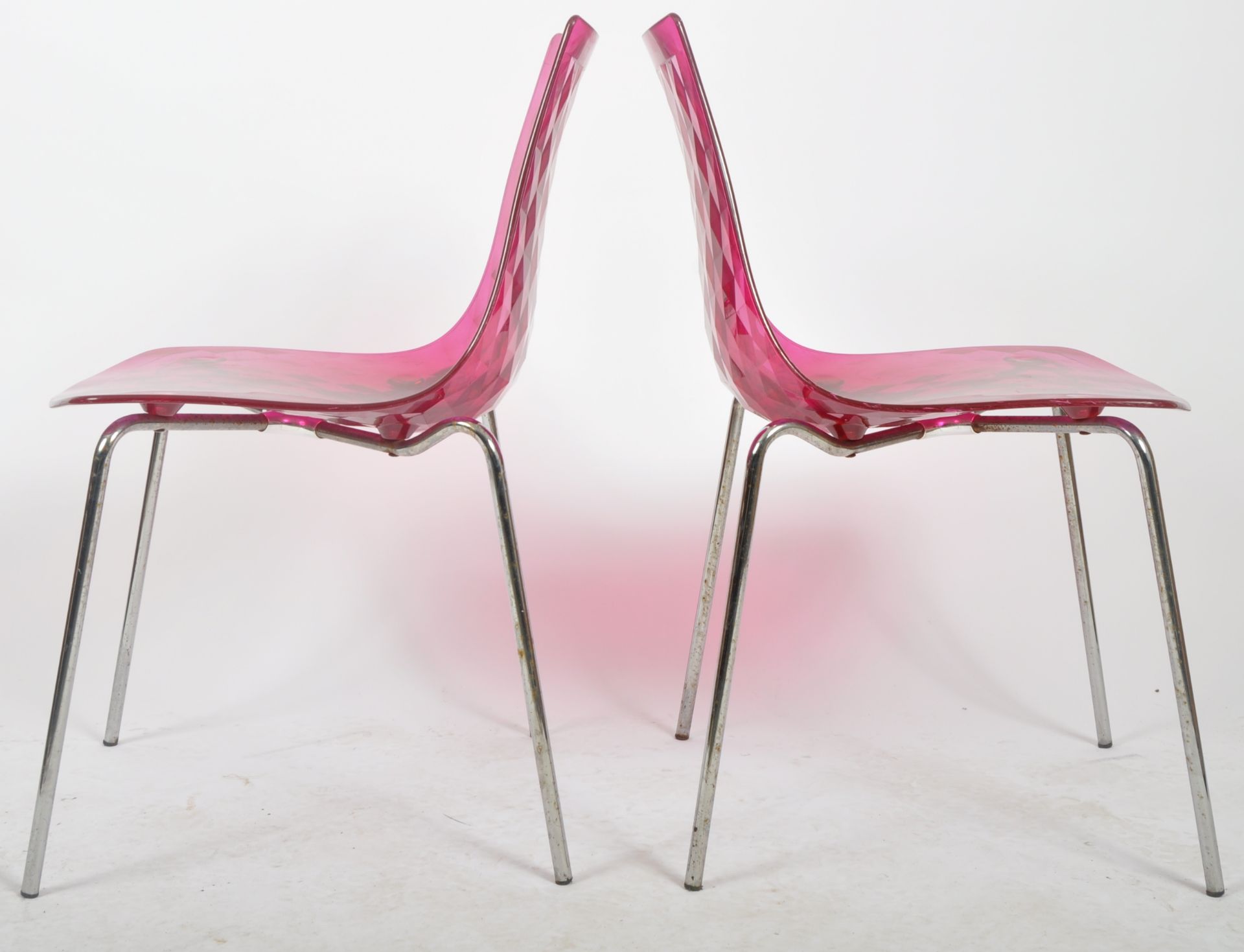 CALLIGARIS - ICE CHAIRS - TWO 80s ITALIAN DESIGNED CHAIRS - Image 2 of 5