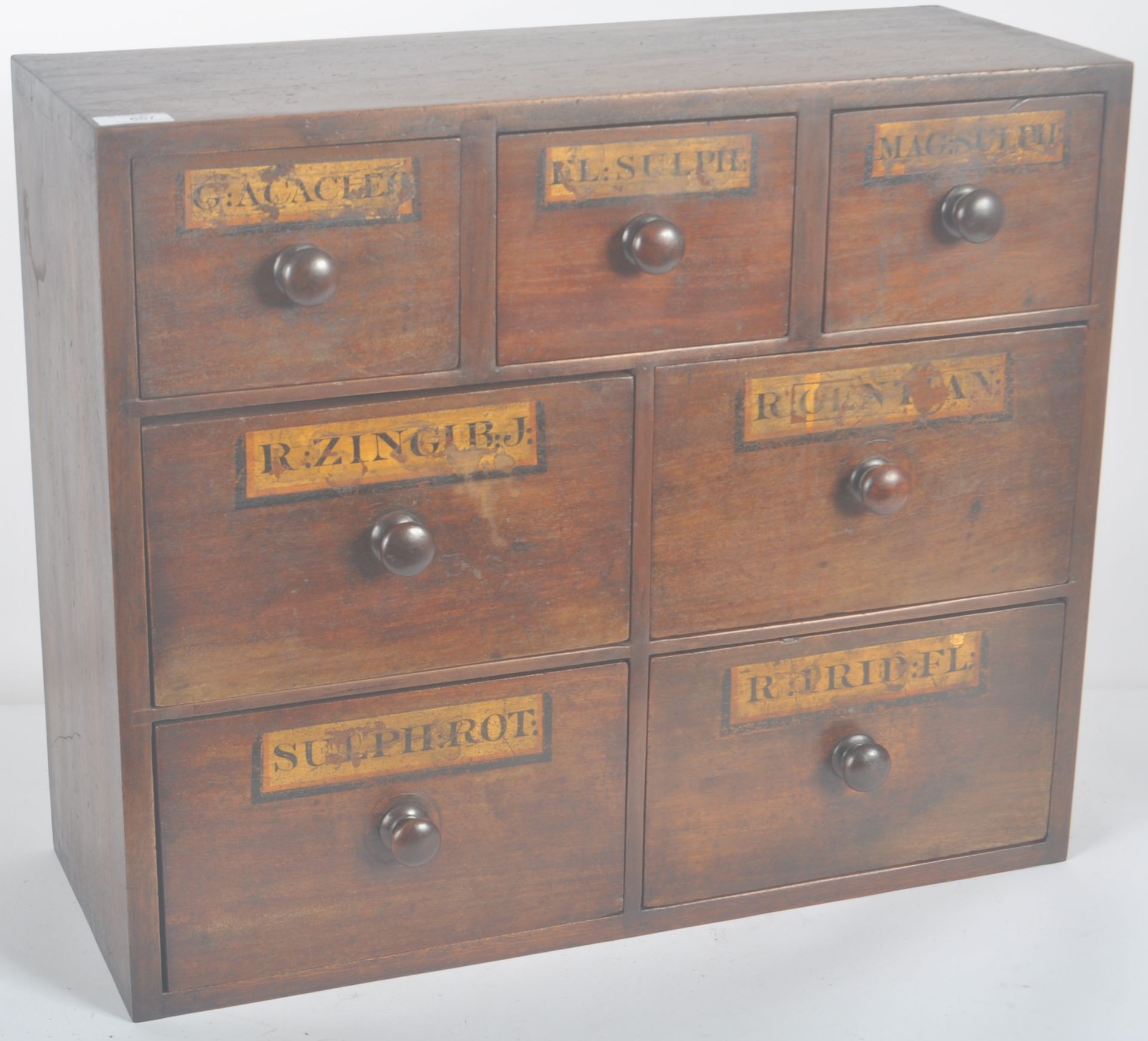 20TH CENTURY VICTORIAN STYLE APOTHECARY CHEST - Bild 2 aus 11