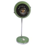 RETRO VINTAGE GREEN EYEBALL DESK LAMP