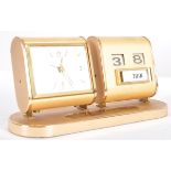 EUROPA - MID CENTURY DESK CLOCK AND CALENDAR