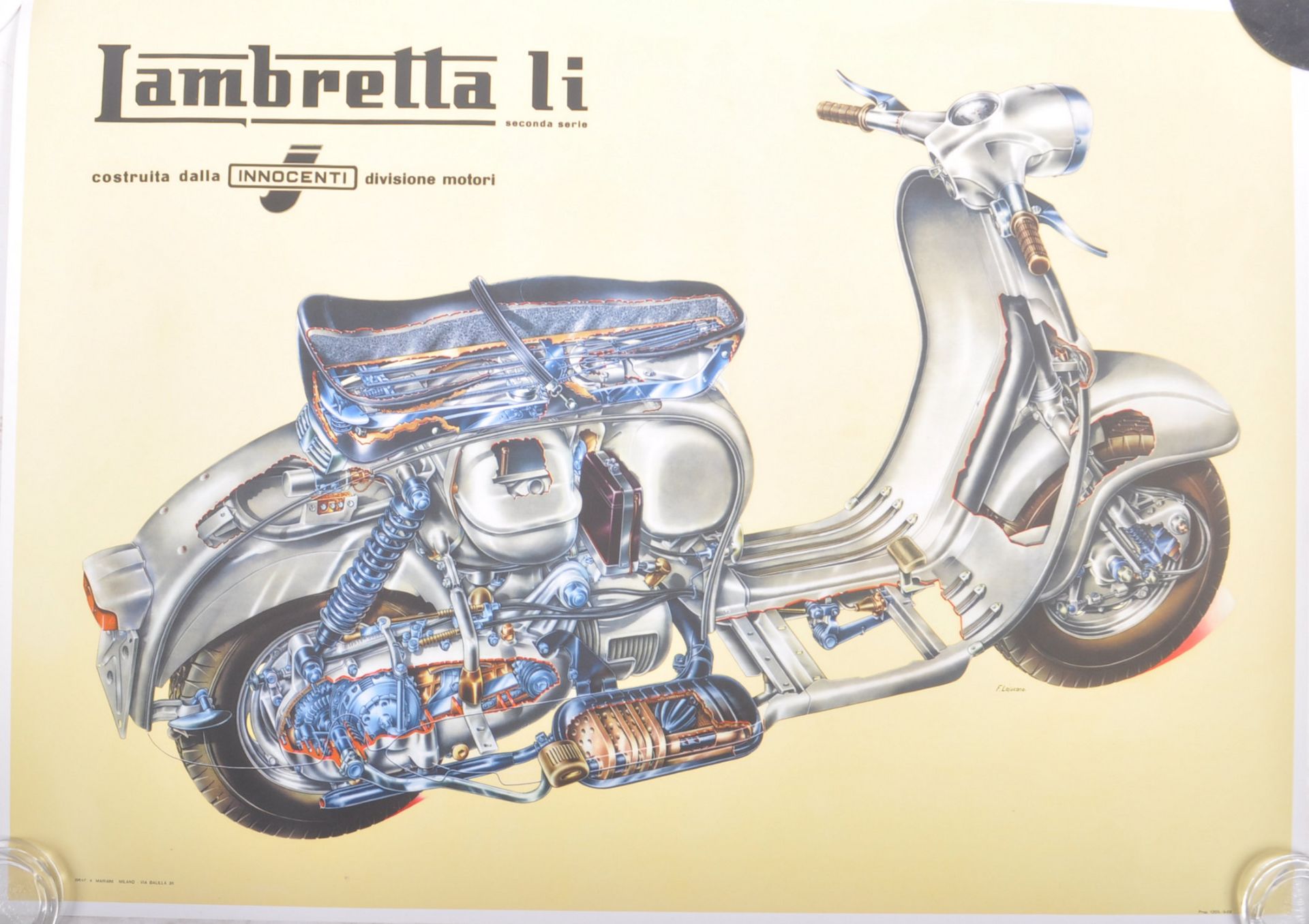 LAMBRETTA - COLLECTION OF ADVERTISING POSTERS - Bild 6 aus 12