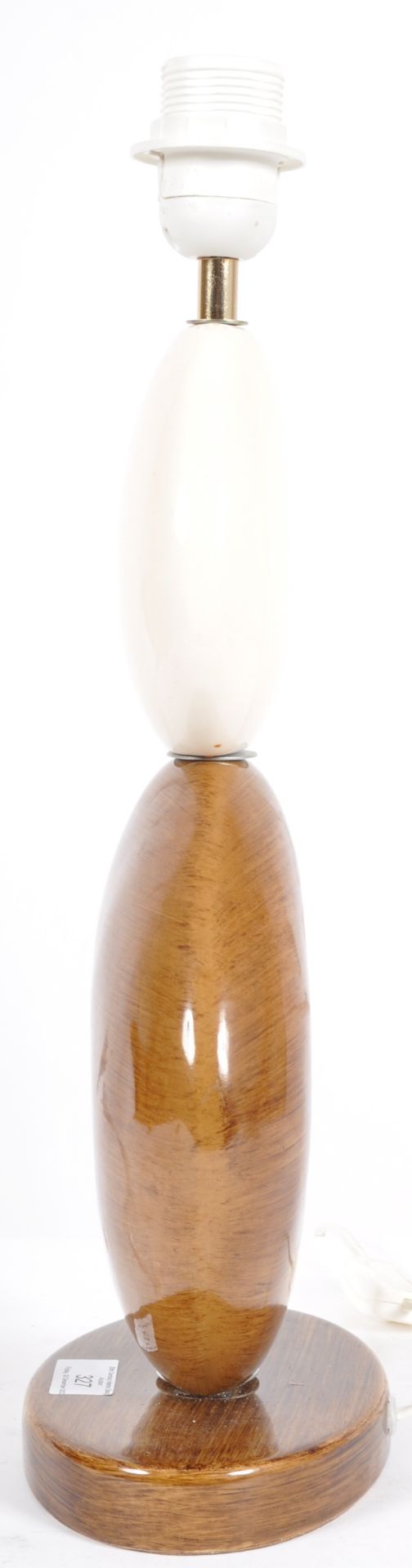 CONTEMPORARY DESIGNER CERAMIC PEBBLE TABLE LAMP - Image 4 of 8
