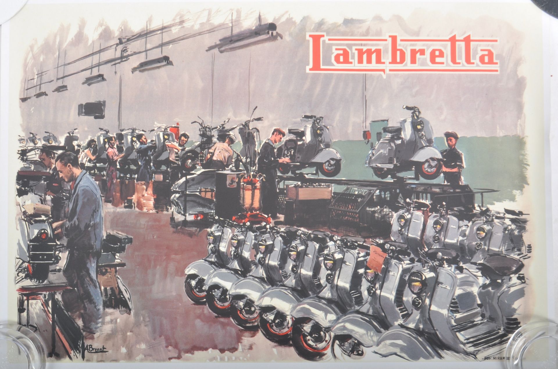 LAMBRETTA - COLLECTION OF ADVERTISING POSTERS - Bild 10 aus 12