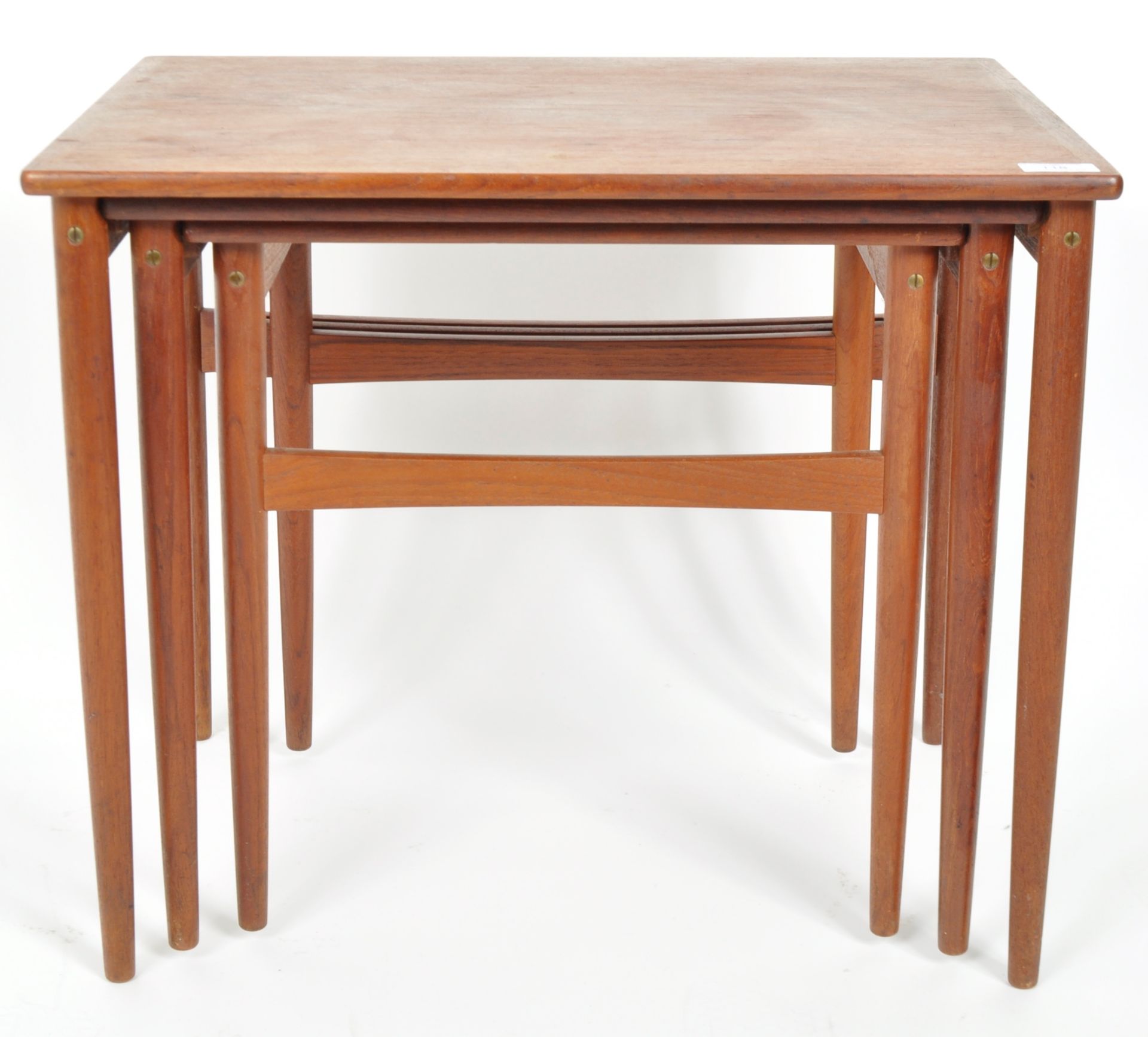 BR GELSTED - MID CENTURY DANISH TEAK NEST OF TABLES - Image 2 of 6