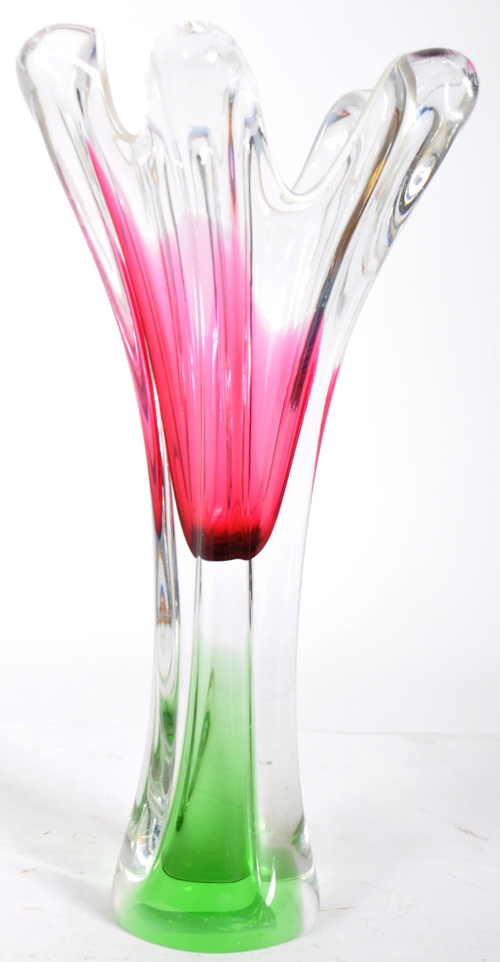 HOSPODKA FOR SKLO UNION - RETRO STUDIO ART GLASS VASE - Image 5 of 9