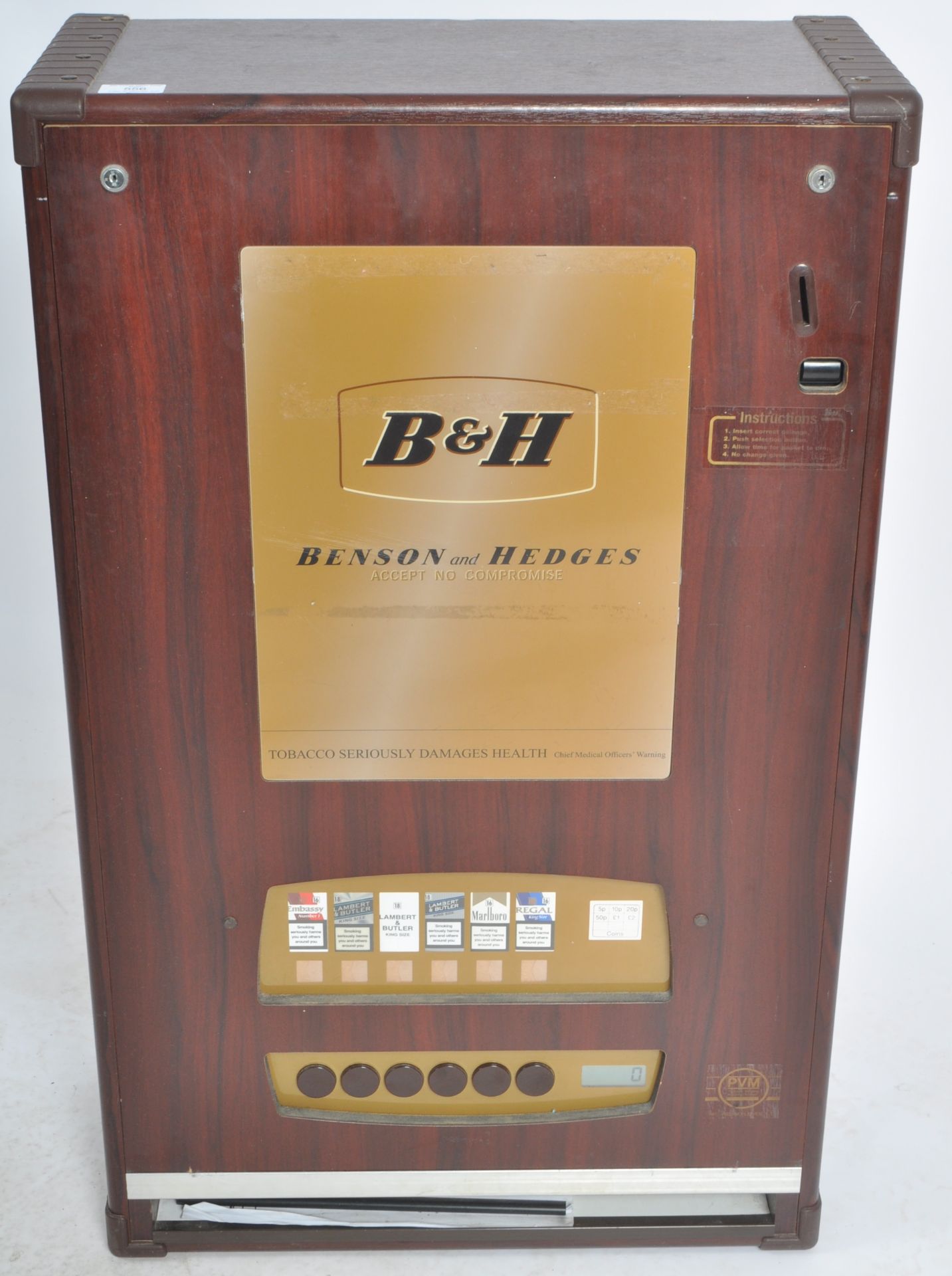 BENSON & HEDGES - LATE 20TH CENTURY CIGARETTE DISPENSER - Bild 2 aus 5