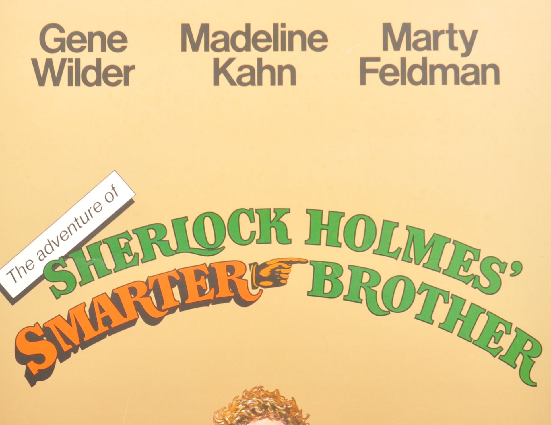 VINTAGE SHERLOCK HOLMES SMARTER BROTHER MOVIE POSTER - Image 3 of 5