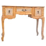 VINTAGE BAMBOO WRITING TABLE DESK / DRESSING TABLE