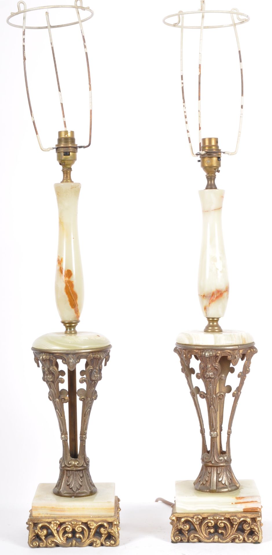 MATCHING PAIR OF VINTAGE ITALIAN INFLUENCE LAMPS