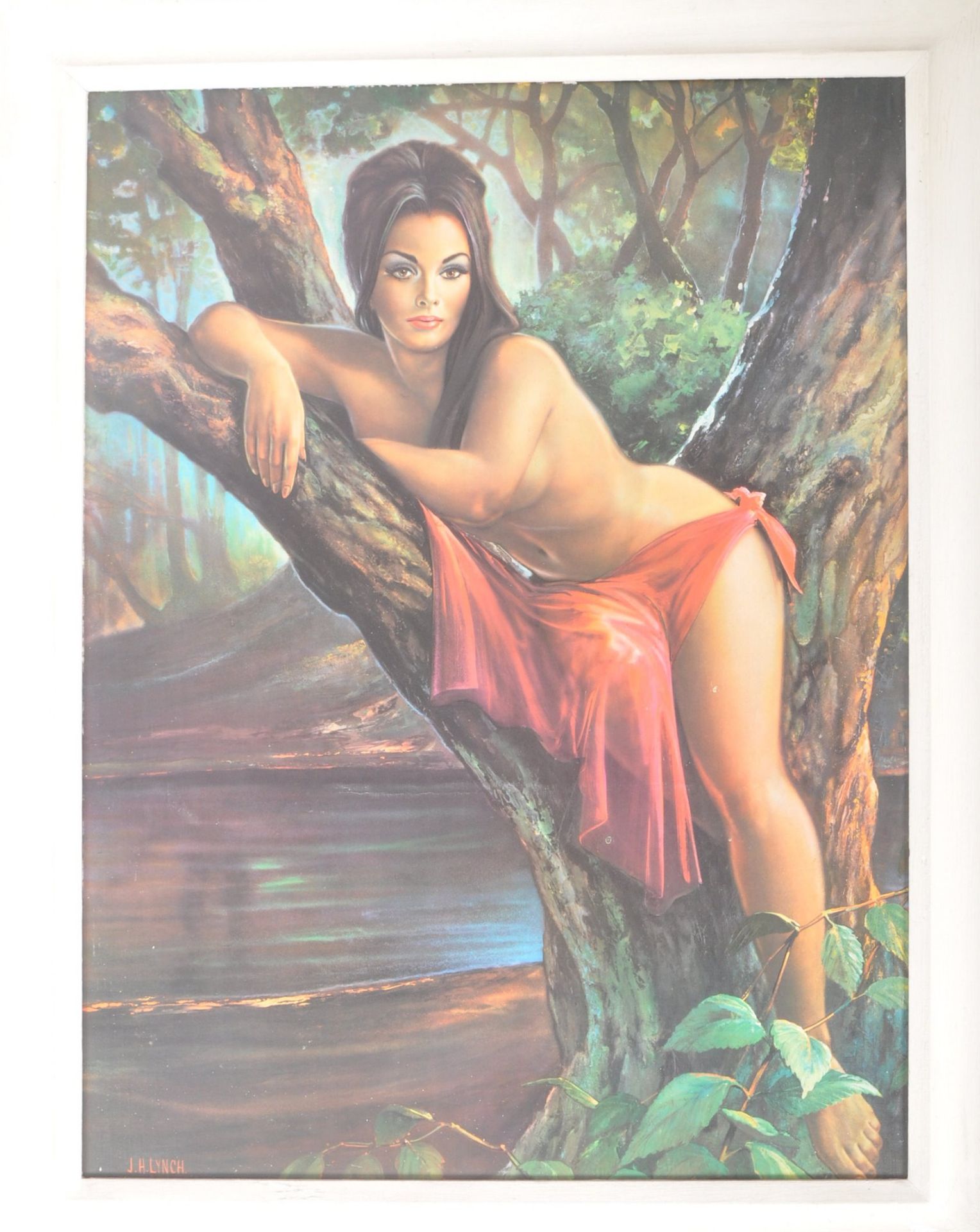 JOSEPH HENRY LYNCH - WOODLAND GODDESS - PRINT ON BOARD