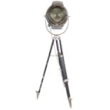 LARGE CONTEMPORARY SPOTLIGHT LAMP ON TRIPOD STAND