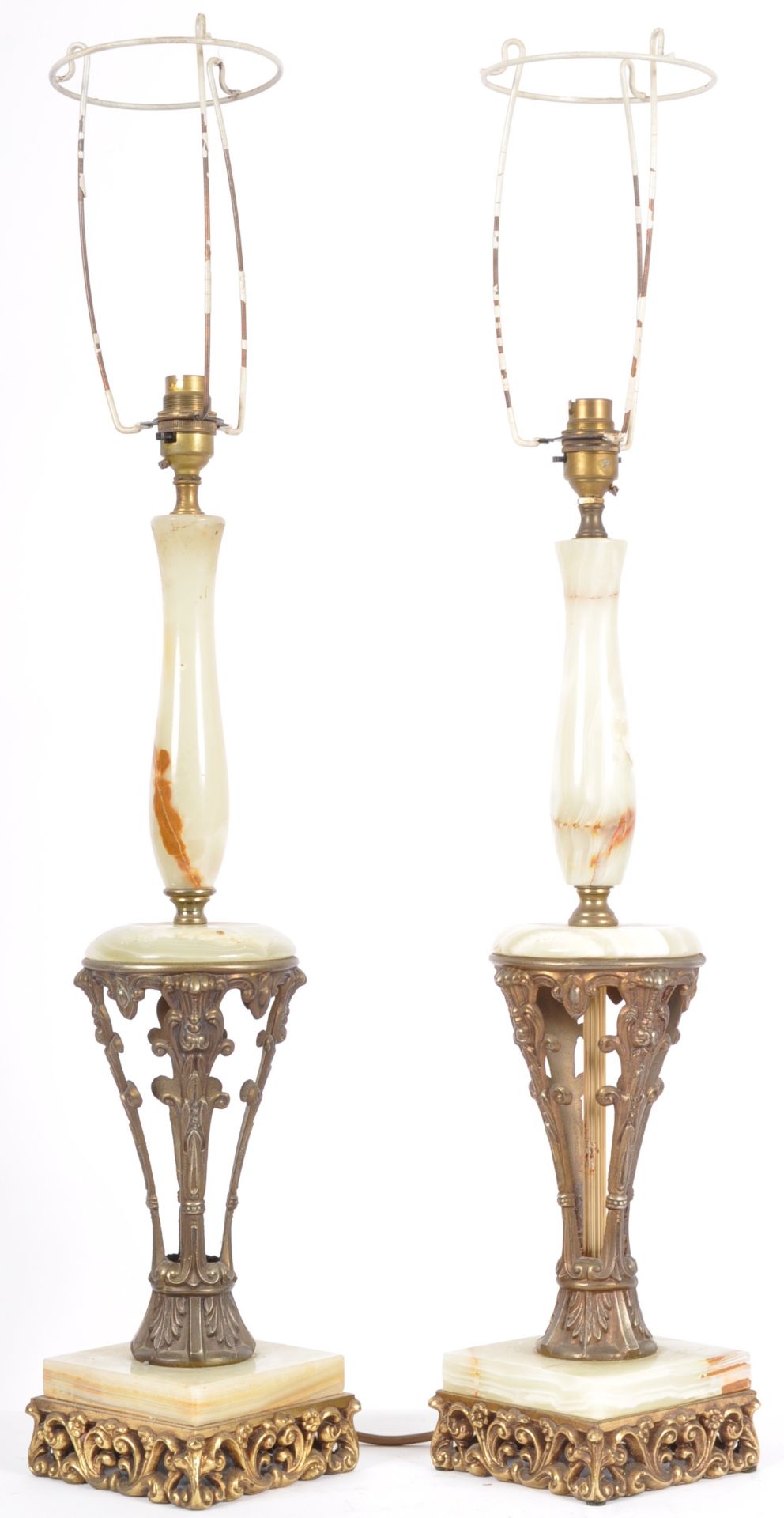 MATCHING PAIR OF VINTAGE ITALIAN INFLUENCE LAMPS - Image 2 of 8
