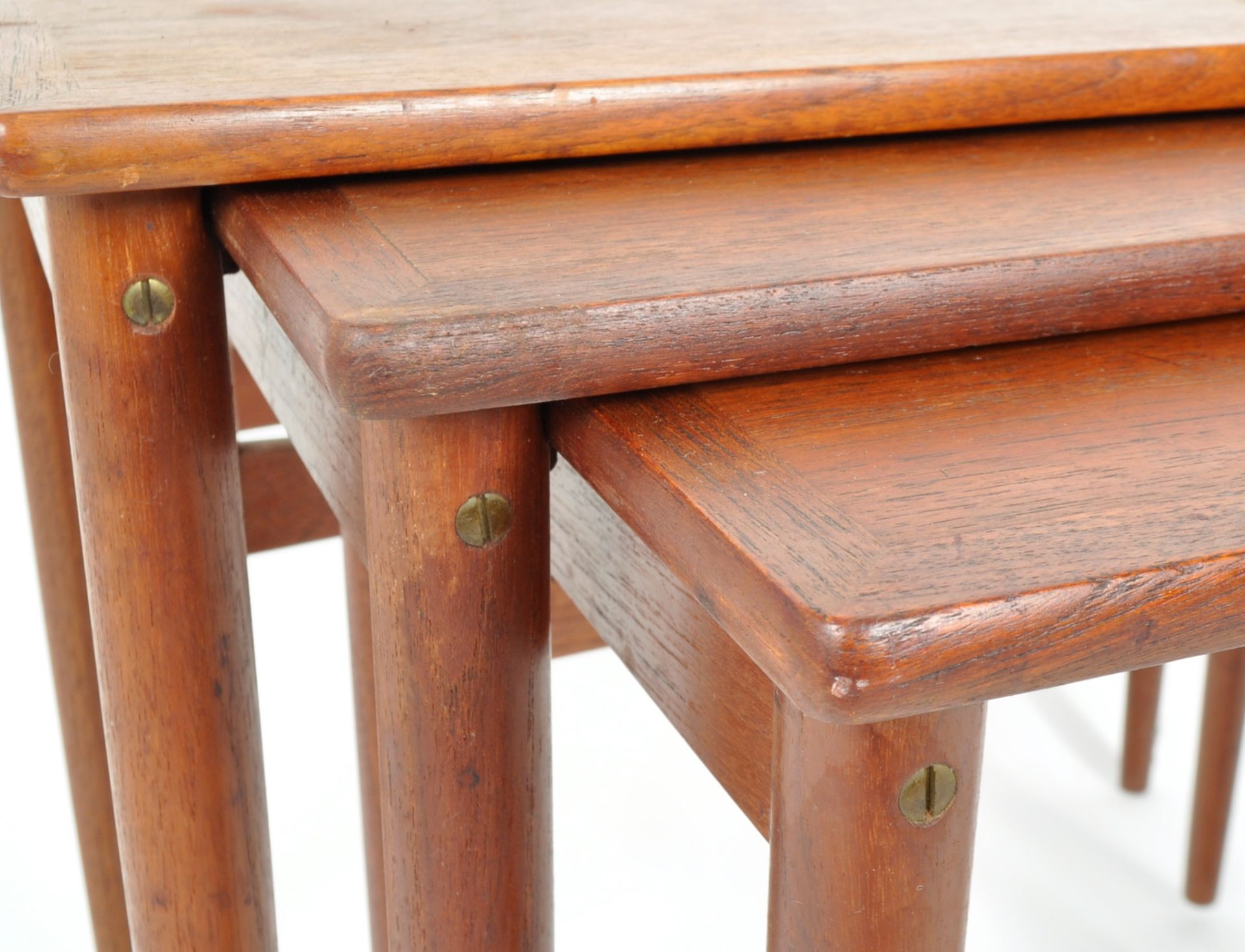 BR GELSTED - MID CENTURY DANISH TEAK NEST OF TABLES - Image 5 of 6