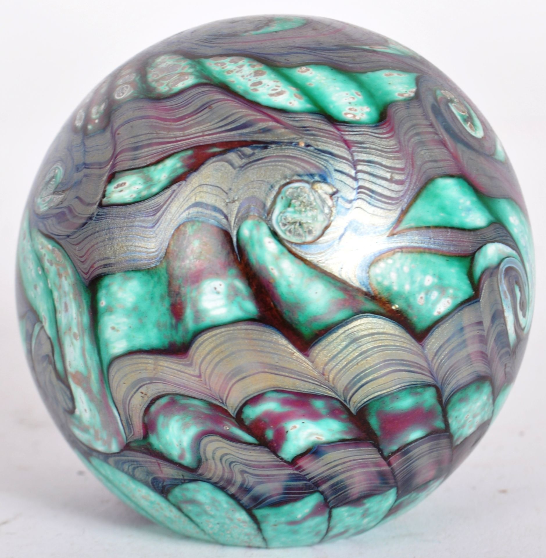 MICHAEL HARRIS FOR ISLE OF WIGHT - GLASS PAPERWEIGHT - Image 3 of 9