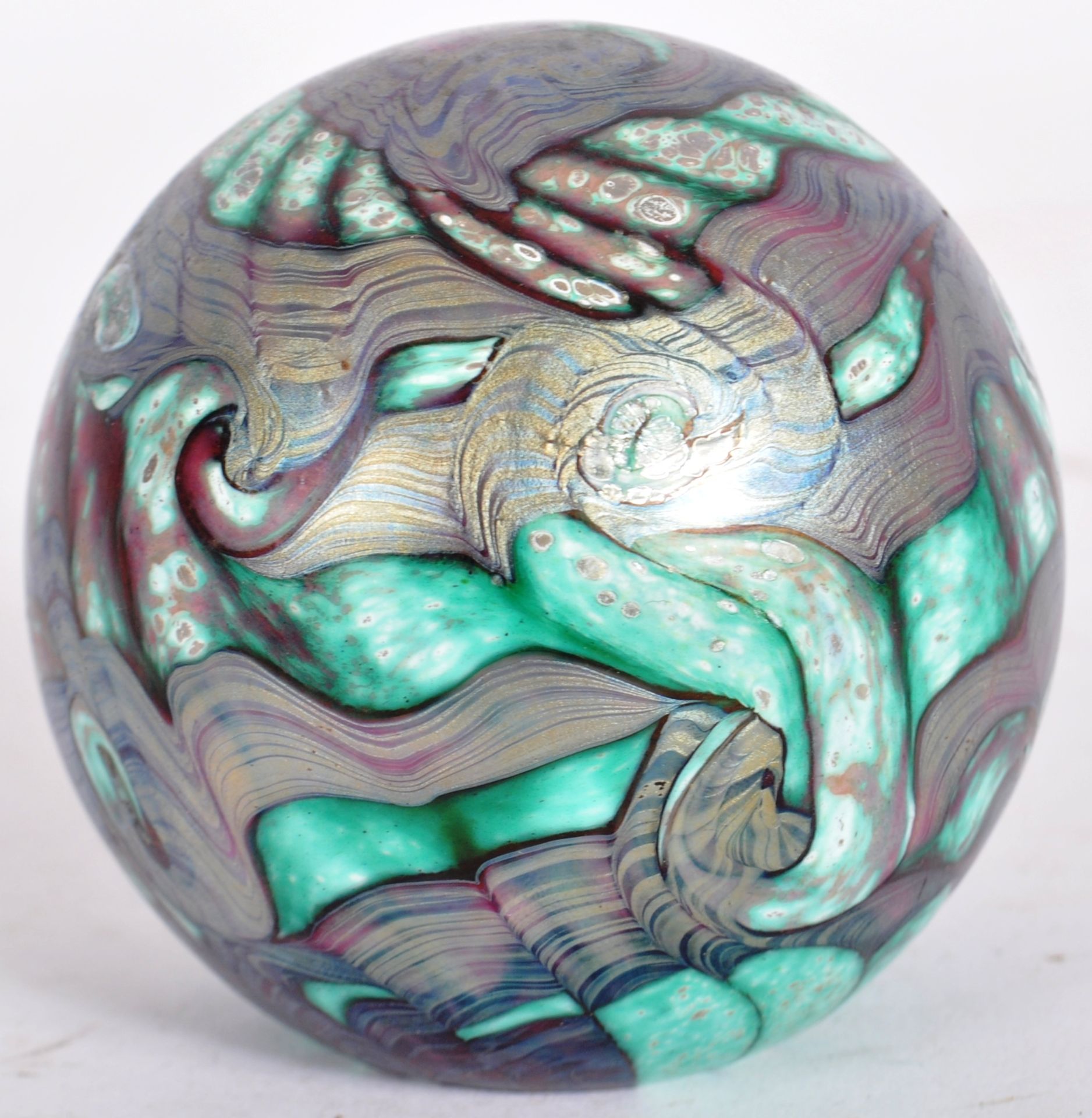 MICHAEL HARRIS FOR ISLE OF WIGHT - GLASS PAPERWEIGHT - Image 4 of 9