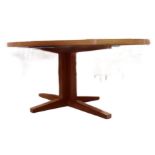 BRAMIN - LARGE DANISH TEAK EXTENDING DINING TABLE