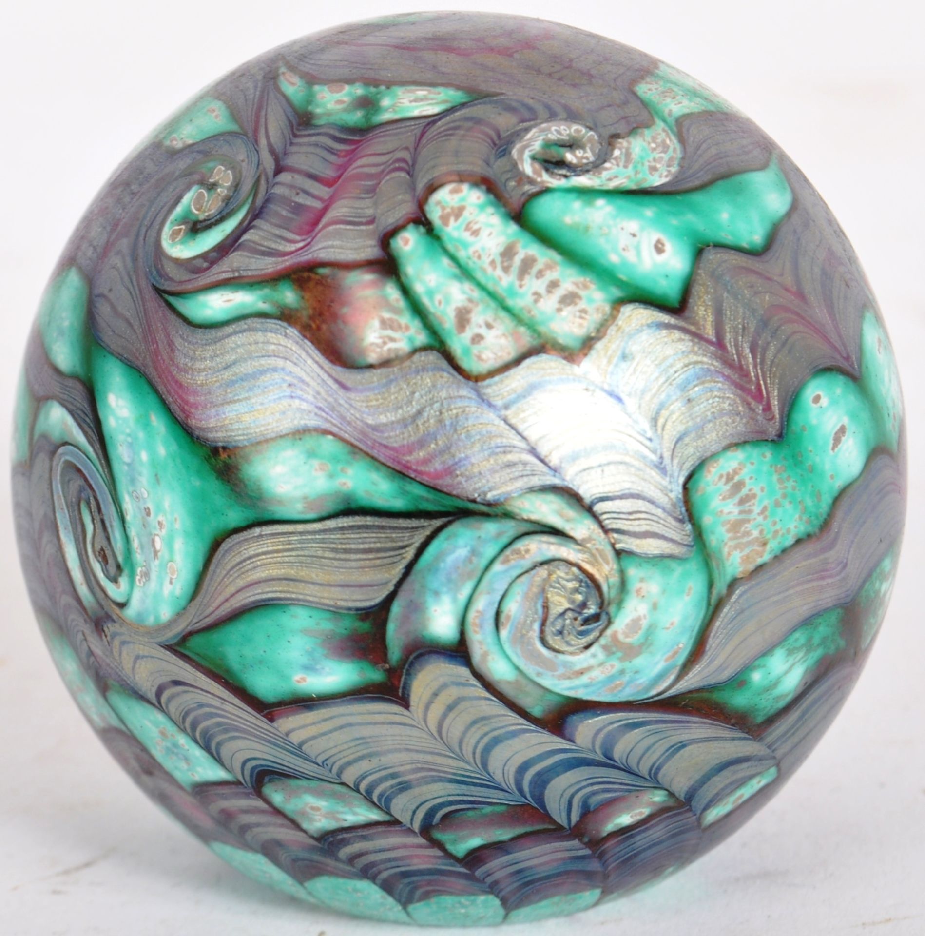 MICHAEL HARRIS FOR ISLE OF WIGHT - GLASS PAPERWEIGHT - Image 6 of 9