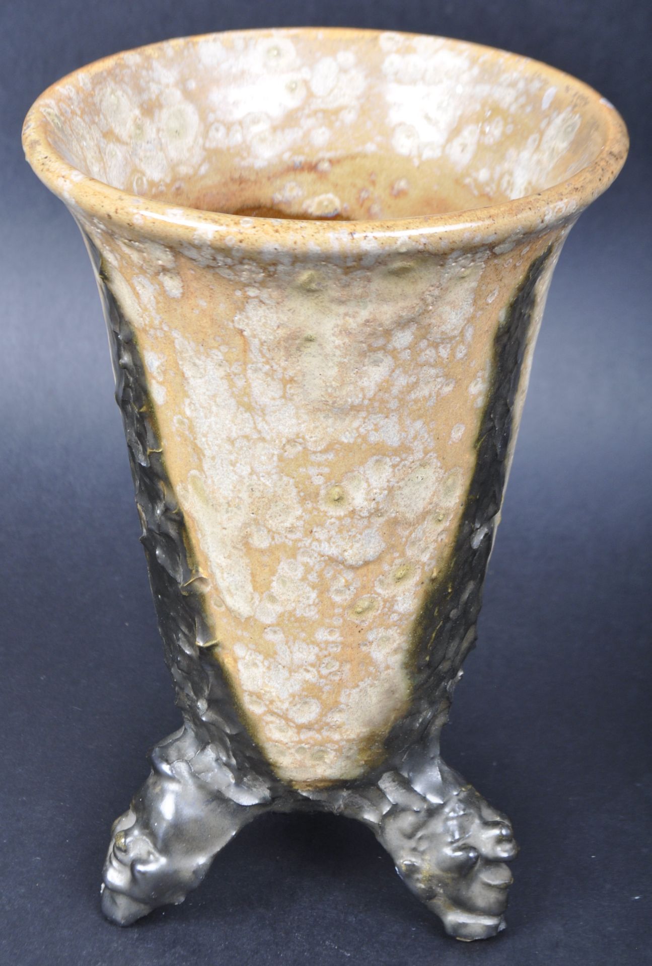 S. HUBLET - EARLY 20TH CENTURY BELGIAN POTTERY VASE - Image 2 of 7