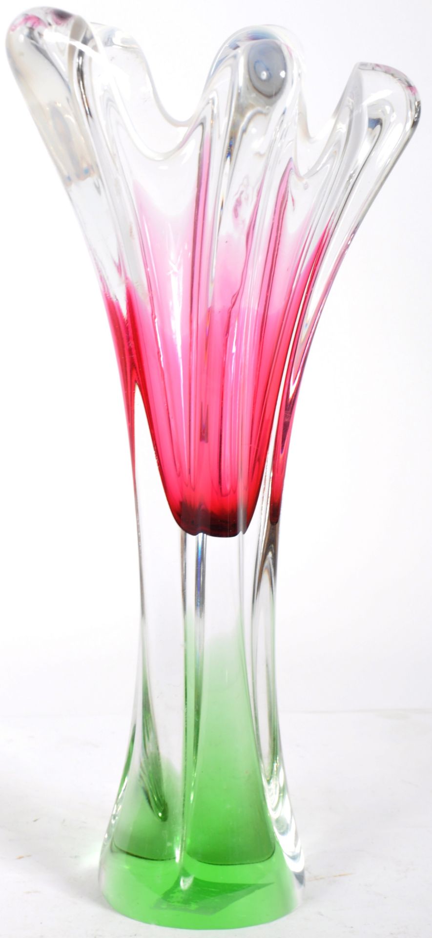 HOSPODKA FOR SKLO UNION - RETRO STUDIO ART GLASS VASE - Image 3 of 9