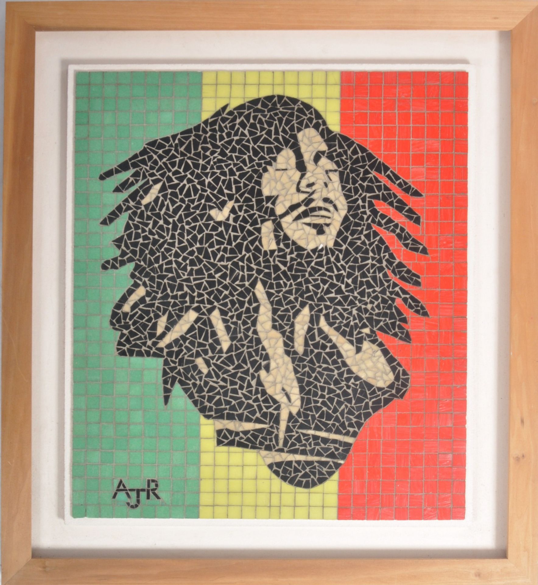 BRISTOL ARTIST - 20TH CENTURY MOSAIC OF BOB MARLEY