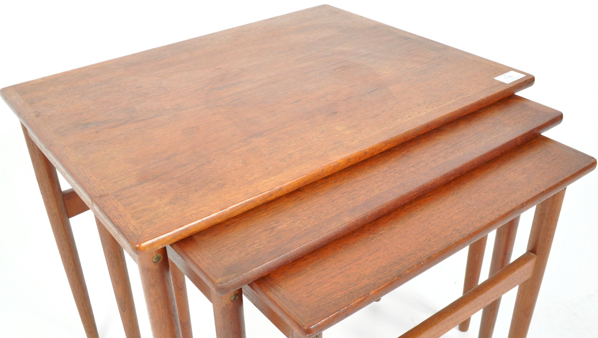 BR GELSTED - MID CENTURY DANISH TEAK NEST OF TABLES - Image 4 of 6